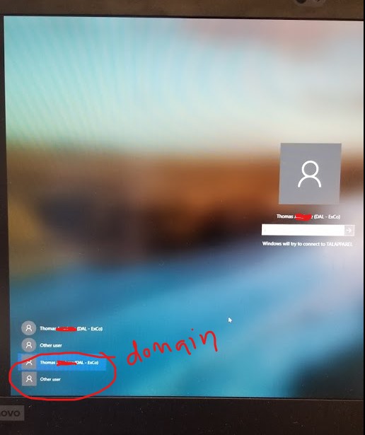 Local login visible on domain PC Windows 1903 d32c8fe7-1951-426a-a3d2-55ccb837e182?upload=true.jpg
