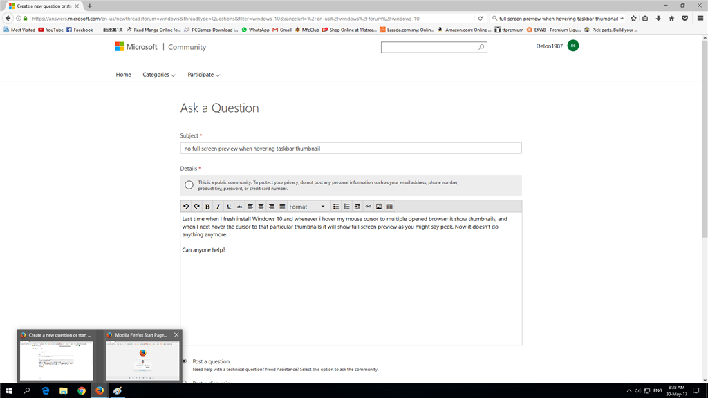 Taskbar thumbnail hover preview not showing d3436097-1168-4585-9c75-076346a42df5.png