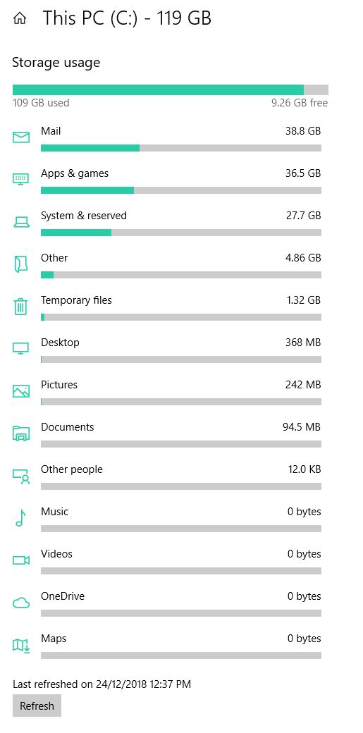 Mail is taking up 39GB of space on C drive d355e11c-df27-42ef-91b8-f44b627d4d7c?upload=true.jpg