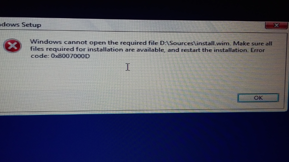 Booting from USB: "Windows cannot open the required file D:\Sources\Install.wim" d371d55d-016a-4142-b068-f87ea741d516?upload=true.jpg