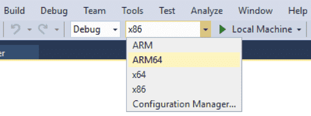 Official support for Windows 10 on ARM development d380b6f467c5d34609fc3654f8b641e6.png