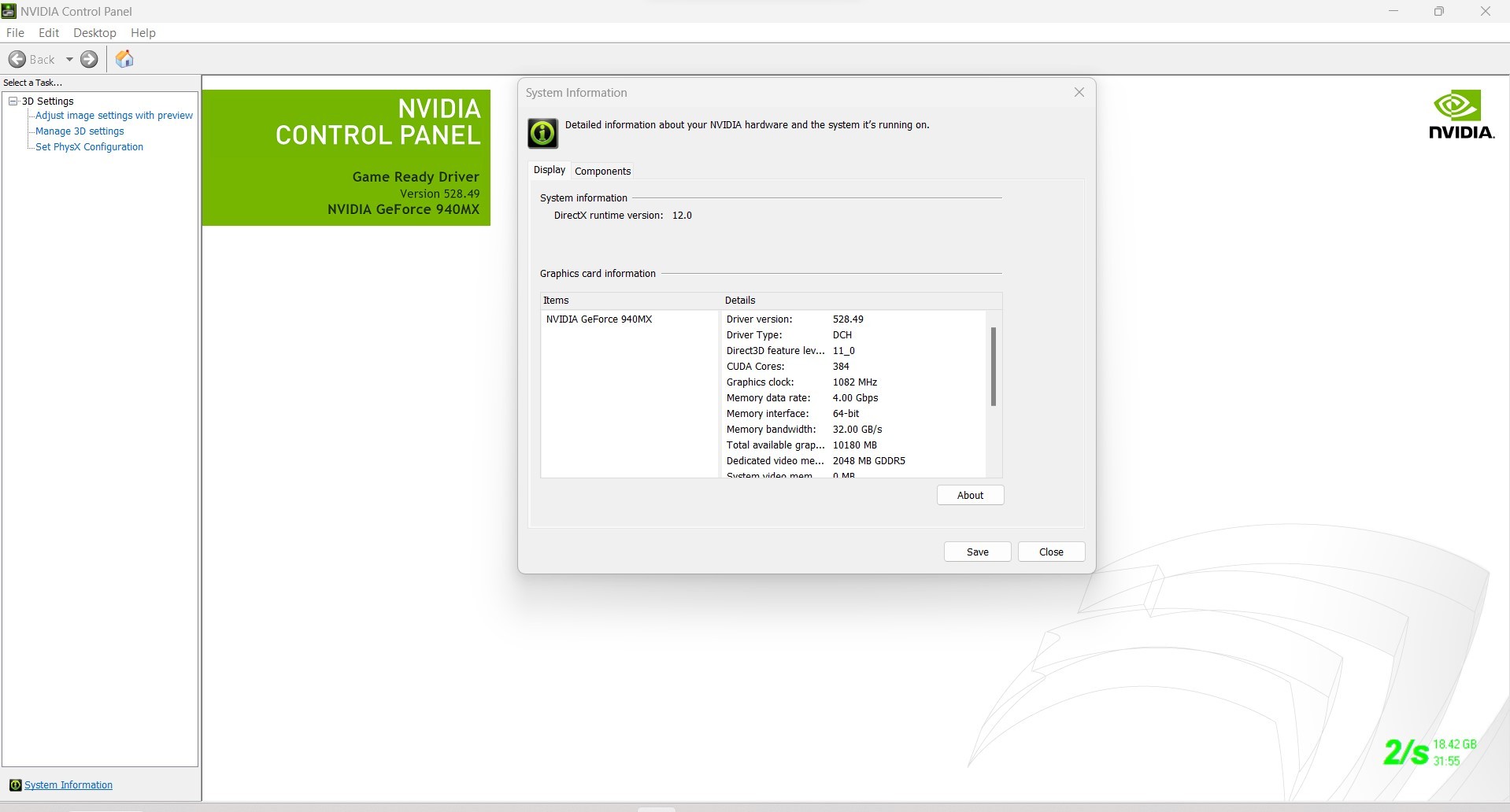 Installed Nvidia Geforce WHQL Stable driver v531.18 on Windows 11 Enterprise 64bit build no... d39dbffe-121a-44e0-9515-9de06e3bf7fb?upload=true.jpg