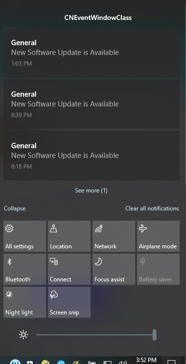 CNEventWindowClass issue after update to 1903 d3f19448-b5ad-494c-8c51-e32244a201a5?upload=true.jpg