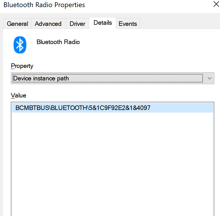 Microsoft bluetooth radio on Windows 10 on Macbook Air 2019 Bootcamp Win 10 2004 d4d69f57-bc20-4490-8ea3-c5fea58260ef?upload=true.png