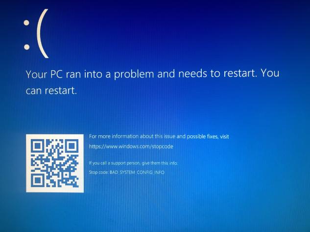 stop code BAD SYSTEM CONFIG INFO d4e7b449-cdc5-4b2e-bdc5-81983c355fa3?upload=true.jpg