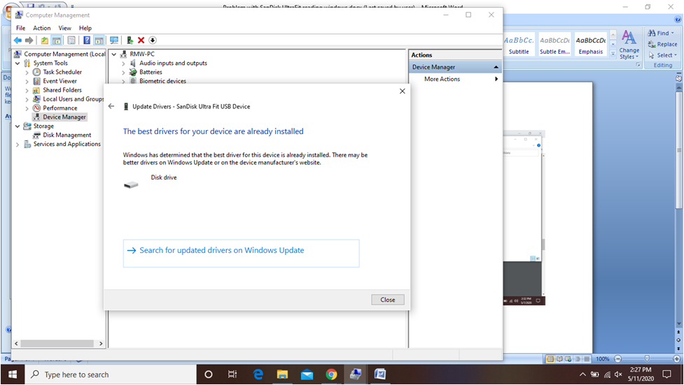 Cannot access USB flash drive after upgrade to Windows 10 d4f188ee-907a-4622-bd1b-09a5949629f5?upload=true.png