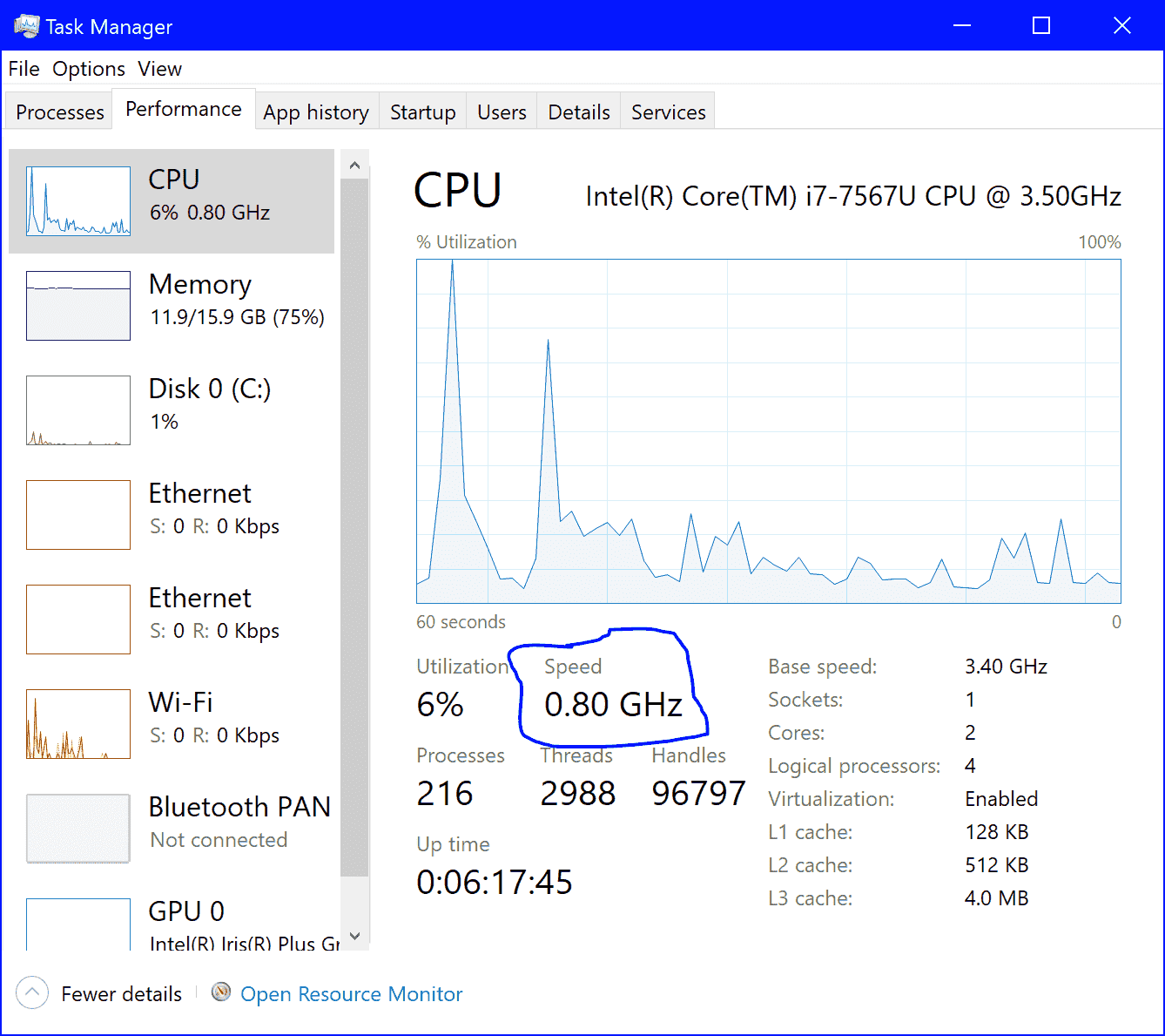 Windows 10 is slow when not plugged into power. d55989f7-5b79-464b-9792-ba5a638862ee?upload=true.png