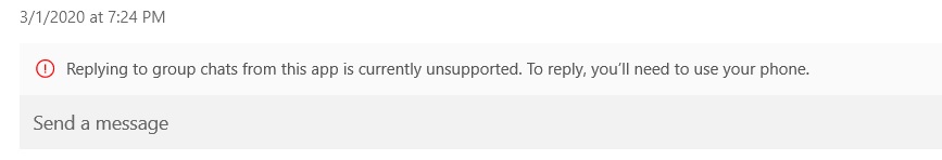 Why does the Your Phone app on windows 10 no longer support group chats d5bff017-a1a8-4894-b778-c1f0ea7d6a11?upload=true.jpg