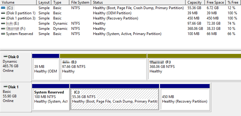 C drive not showing up in disk optimization [Windows 10 Home] d5ce4394-5223-4329-8880-c745f060715f?upload=true.png