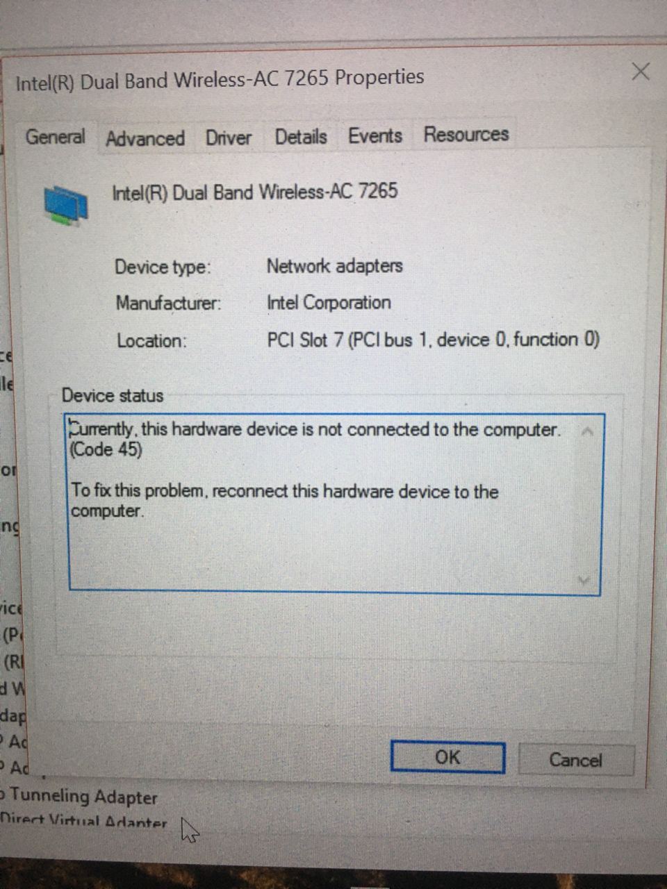 ISSUE: wireless adaptor hidden in device manager and kernel security check failure d61689c7-ff85-40d5-8aaf-d5e755663cde?upload=true.jpg