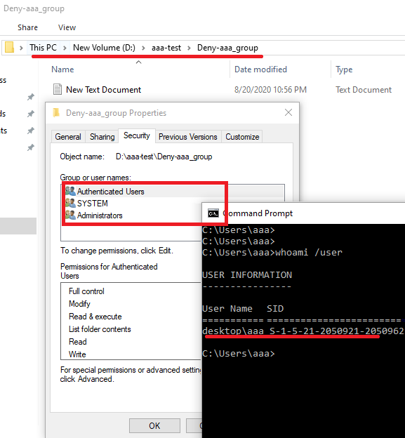 [NTFS ACL Security]How can I open a folder with the user account is not in the group of the... d63f81e2-89c7-45e9-a56e-fa3f391e0bb3?upload=true.png