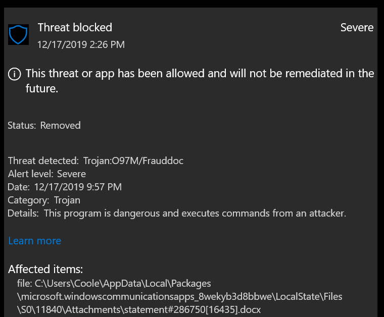 security help with Trojan Trojan:O97M/Frauddoc d6c5514a-3a99-4aba-b9a8-e2159ad1a00d?upload=true.png