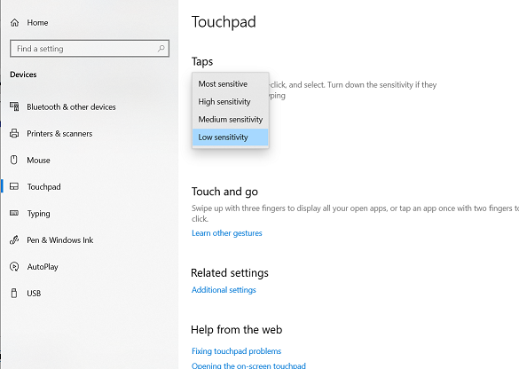 Please help me turn off "Taps" on my touchpad! Win 10 d6f161f7-e8e7-447f-b2cb-8765bc344dee?upload=true.png