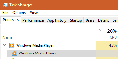 Windows Media Player - User 64-bit version by default d7475e9c-293d-44aa-b366-3b35c371010c.png