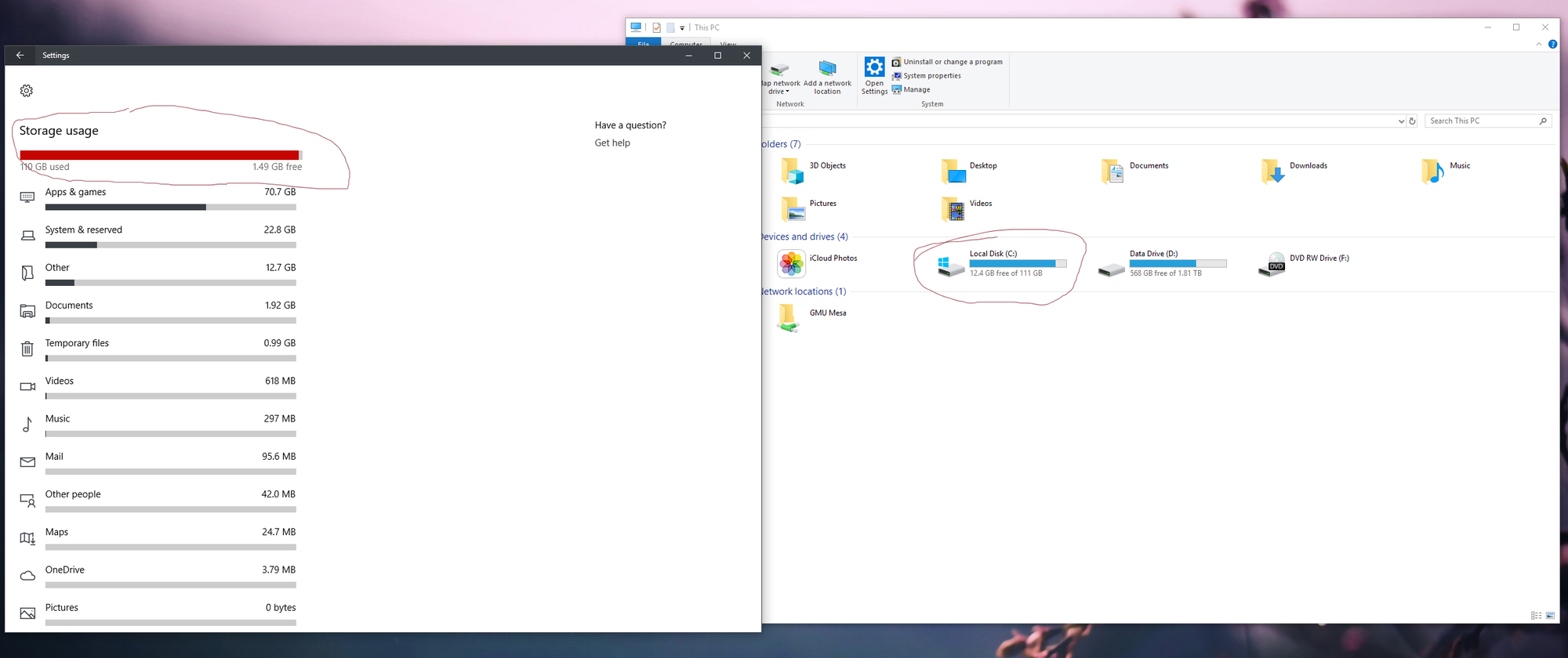 Windows 10 Shows Incorrect Value of Used Space on my SSD d7637d47-1b88-4a65-b2ee-4473271bc88d?upload=true.jpg