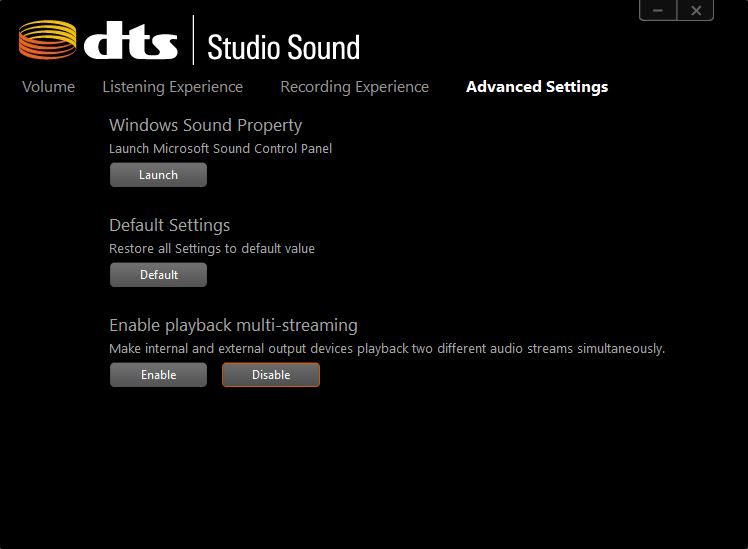 I have problem with my dts app. its says that "dts audio processing settings are... d769f5e7-9aea-471a-aa2f-fa30c91748e3.jpg