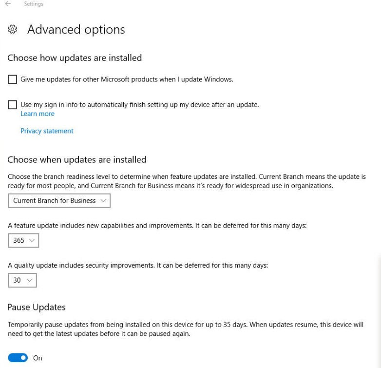 Windows 10 V1903: The ‘broken’ defer update options d76caf73-bf86-4037-8d49-da61fb39ce52?upload=true.jpg