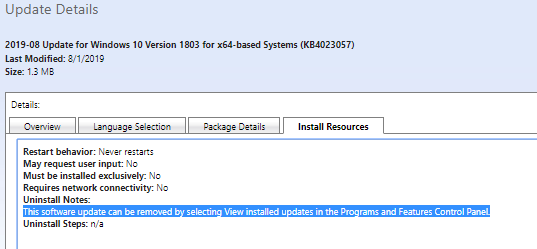 Update KB4023057 is not Compatible with Windows 10.0 18363.476 (1909) and USB-C Dock using... d78d1ace-a40f-4bbc-b5bc-030f98a2f910?upload=true.png