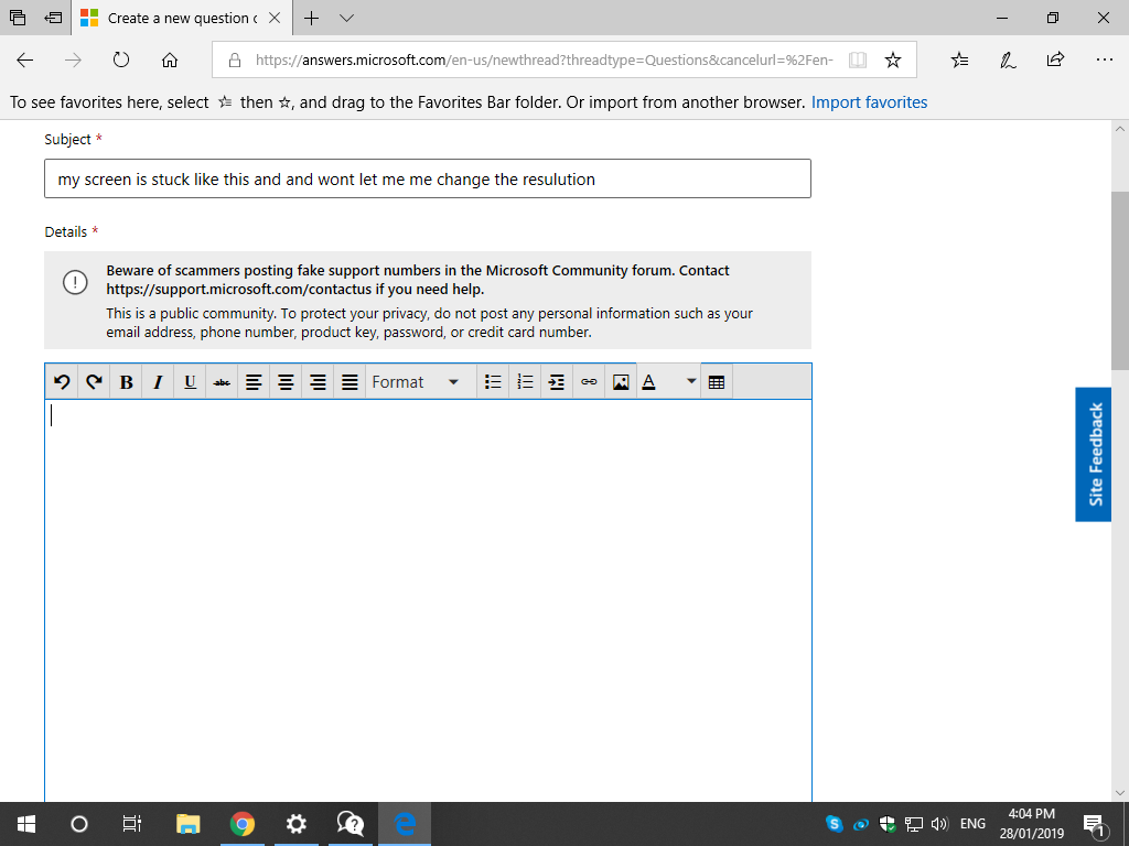 my screen is stuck like this and and wont let me me change the resulution d827fd50-4c66-477e-9bbd-0559e70c0268?upload=true.png