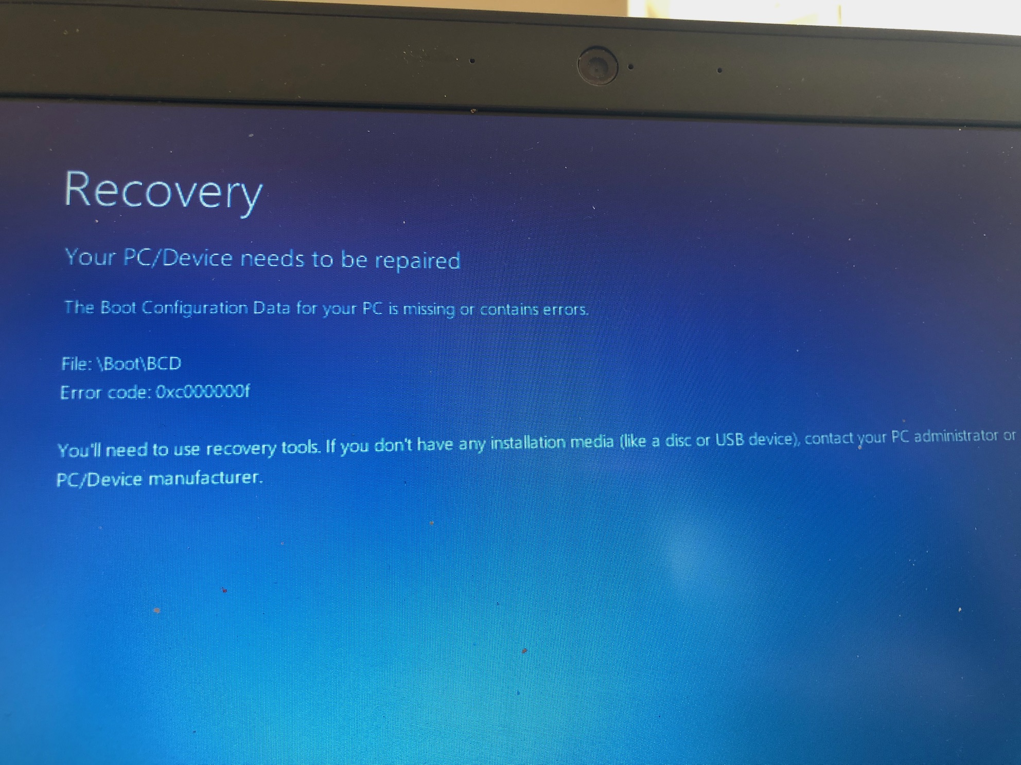 BSOD at Boot, see attached pic. d867fad6-39a3-4592-b8bd-55d7f9481567?upload=true.jpg