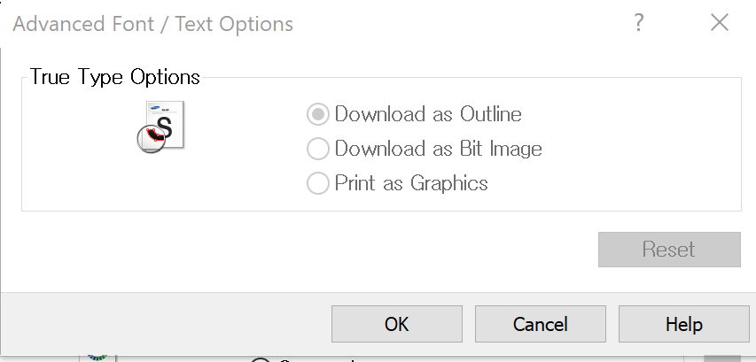 Windows 10 1. Properties 2. printing preferences 3. Graphics 4. Font / Text 5. Advanced 6.... d8d20350-a9e8-42fd-abd8-ab3f968bd709?upload=true.png