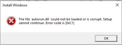 Cannot Install Windows Due to Multiple Missing DLL Errors d8e639cb-d7af-4132-b479-8b0820a143de?upload=true.jpg