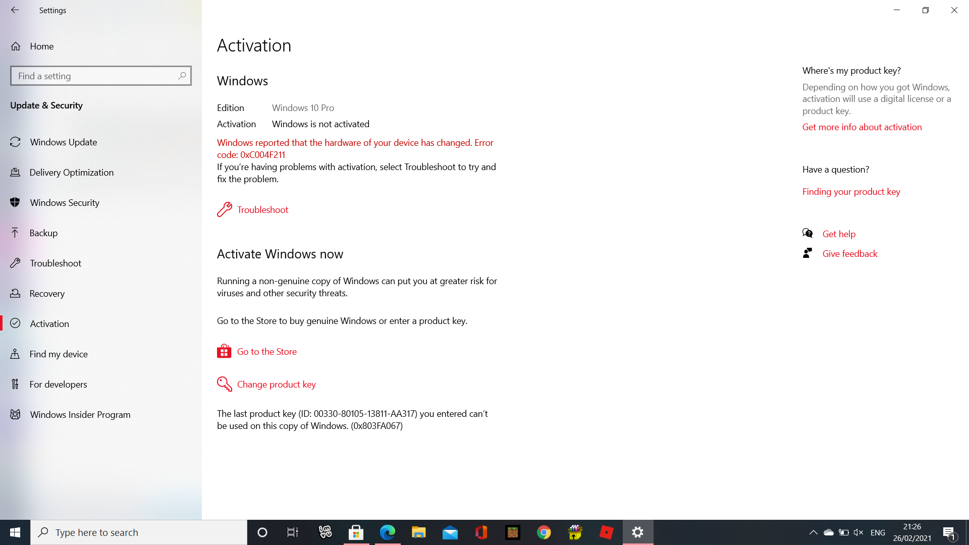 Please help my laptop didnt come with a product key, no sticker, no papers. d8ef4f77-be8e-4ae2-8d6e-c8acf22b341b?upload=true.png