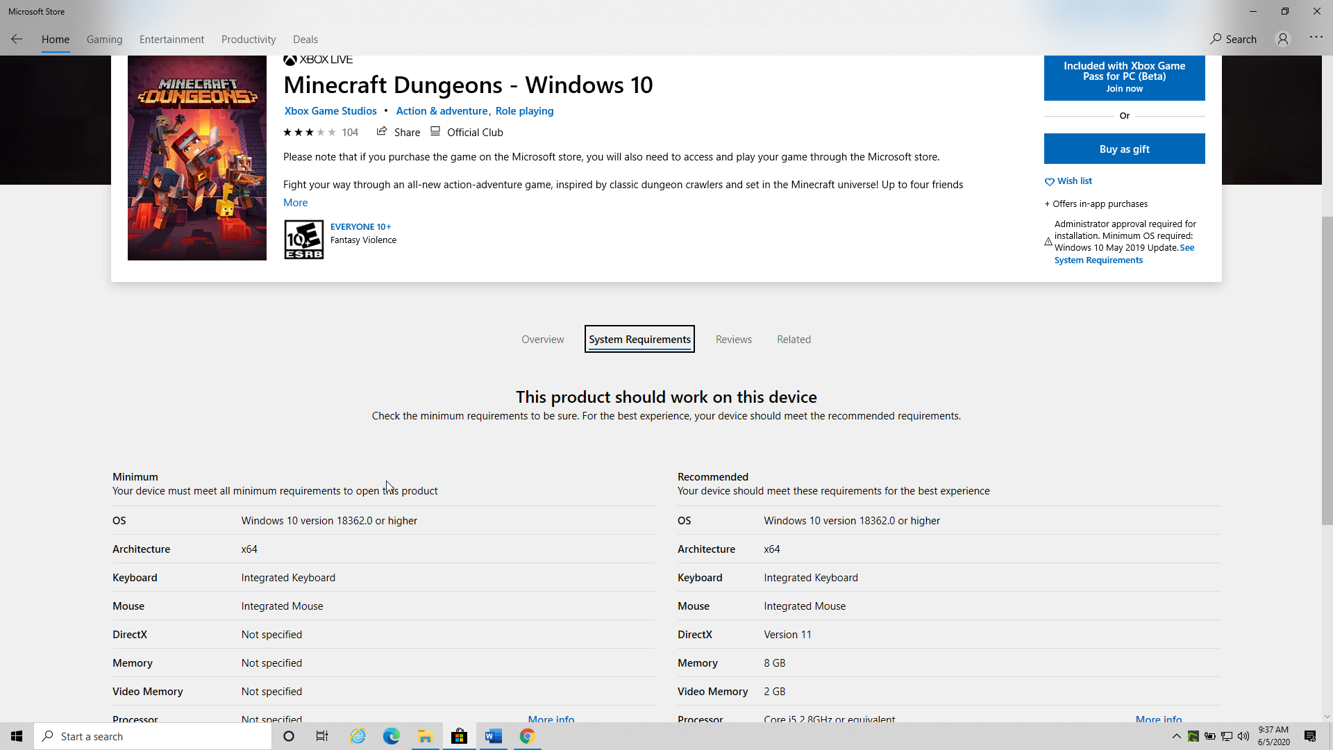 Minecraft Dungeons Install Issue d8f2b10c-ceca-4bc5-b220-d4d040318b9f?upload=true.png