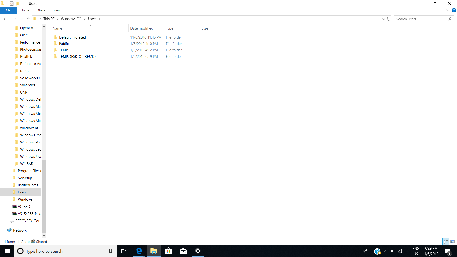 Logged into a temporary account and the only existing profile appears to be deleted from... d9a1f7de-d0c2-4d7f-a348-d8c3a4ced05b?upload=true.png