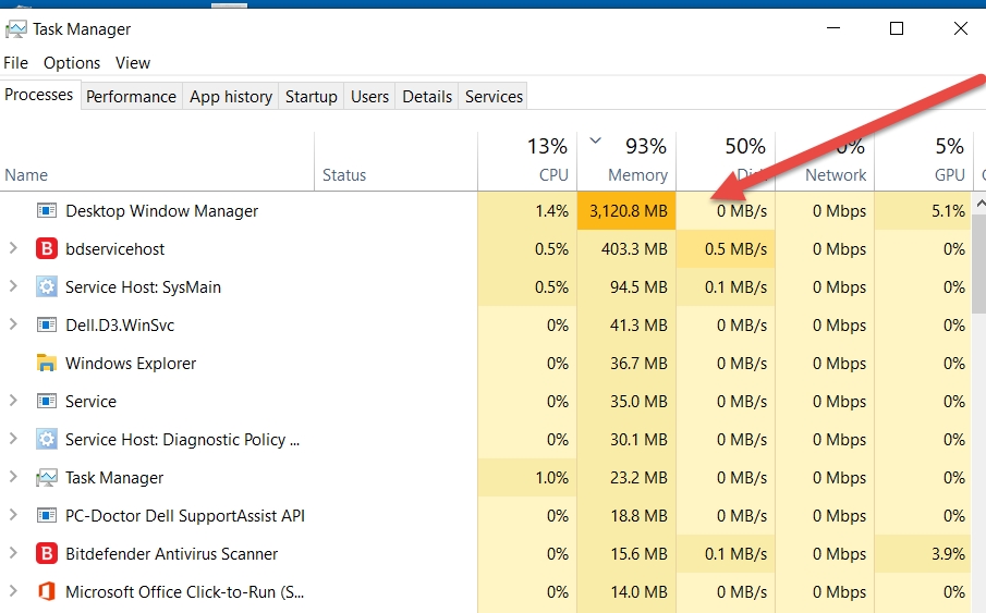 Is there a memory problem with Desktop Window Manager in either KB4601554 or KB4589212 da05ae71-5f5f-4ebd-8df6-99a732f63ae4?upload=true.jpg