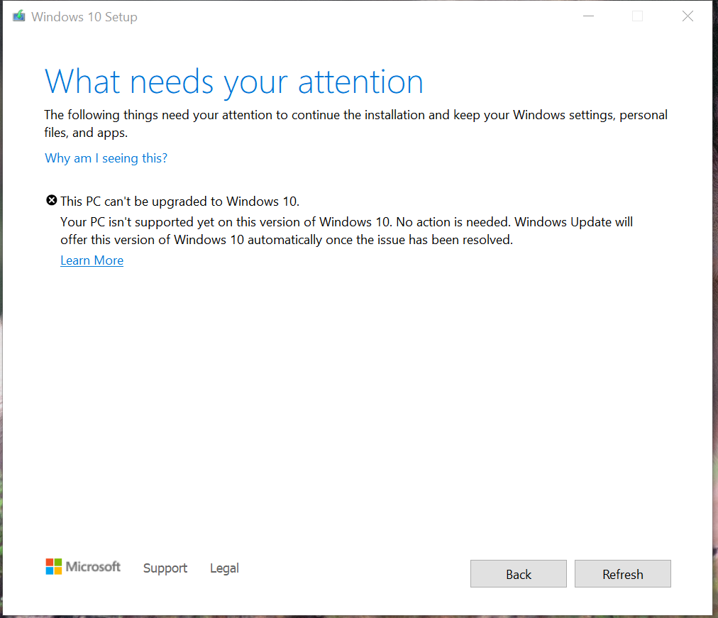 I can't update to Windows 10 version 2004 through Windows update da3d2813-9b01-407f-a7d0-07e3b77d474f?upload=true.png