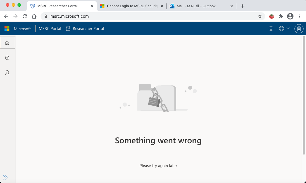 Unable to view Vulnerability Reports from MSRC.MICROSOFT.COM daaddc54-0e71-4a56-90a5-5e369f3c693c?upload=true.png