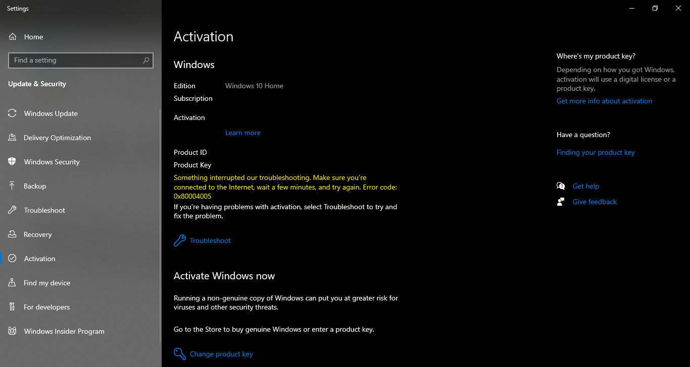 It is showing error in activation of my window 10 after update. dac82237-989b-4f82-b600-9b74145dbb34?upload=true.png