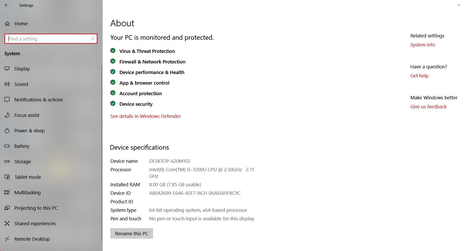 DID I  MISSED ANY  UPDATES OR SHOULD I DO ANY OTHER SECURITY SETTINGS ? ON MY ASUS VIVOBOOK... dad8506c-e07f-48bc-976e-d75962d47af3?upload=true.jpg