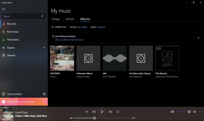 How to change to Dark Mode theme background in Groove Music Dark-Mode.jpg