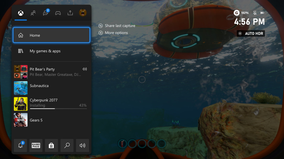 November 2020 Xbox Console Update for Xbox Series X|S and Xbox One dark_guide_jump_AutoHDR.jpg