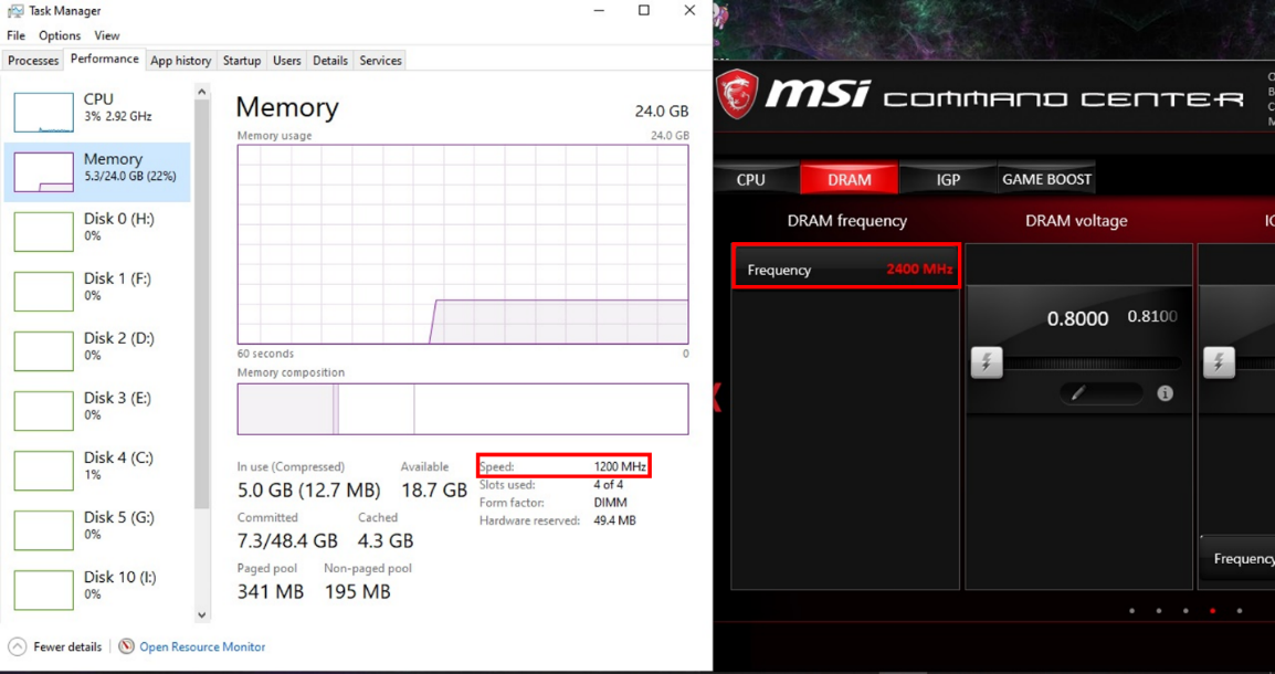 Task Manager displays reduced memory speed in Windows 10 version 1903 db029b03-10e4-4deb-998b-d902ff2f8a99?upload=true.png