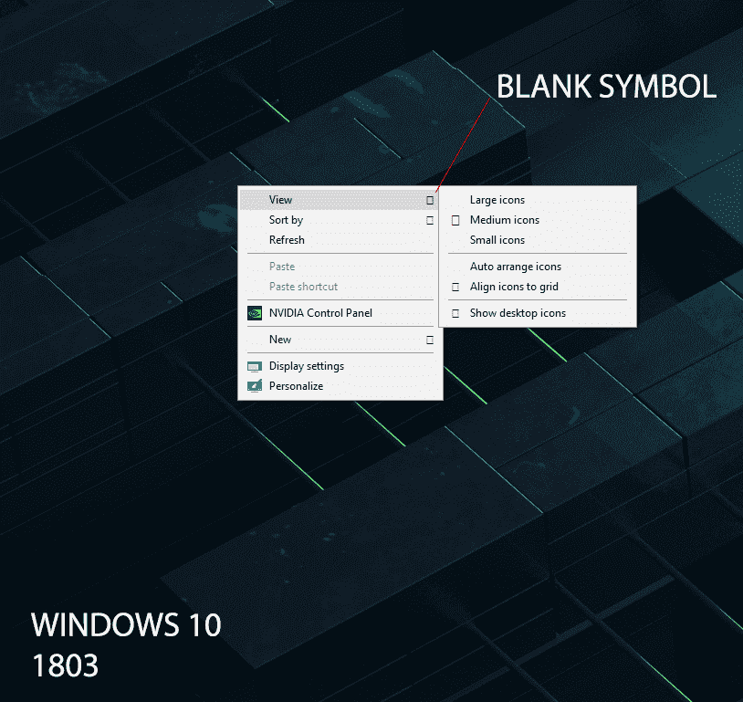 Windows 10 1803 Showing Blank symbol on Context Menu [HELP] db1b73fb-3277-44c1-977a-0cbfeb56b713?upload=true.png