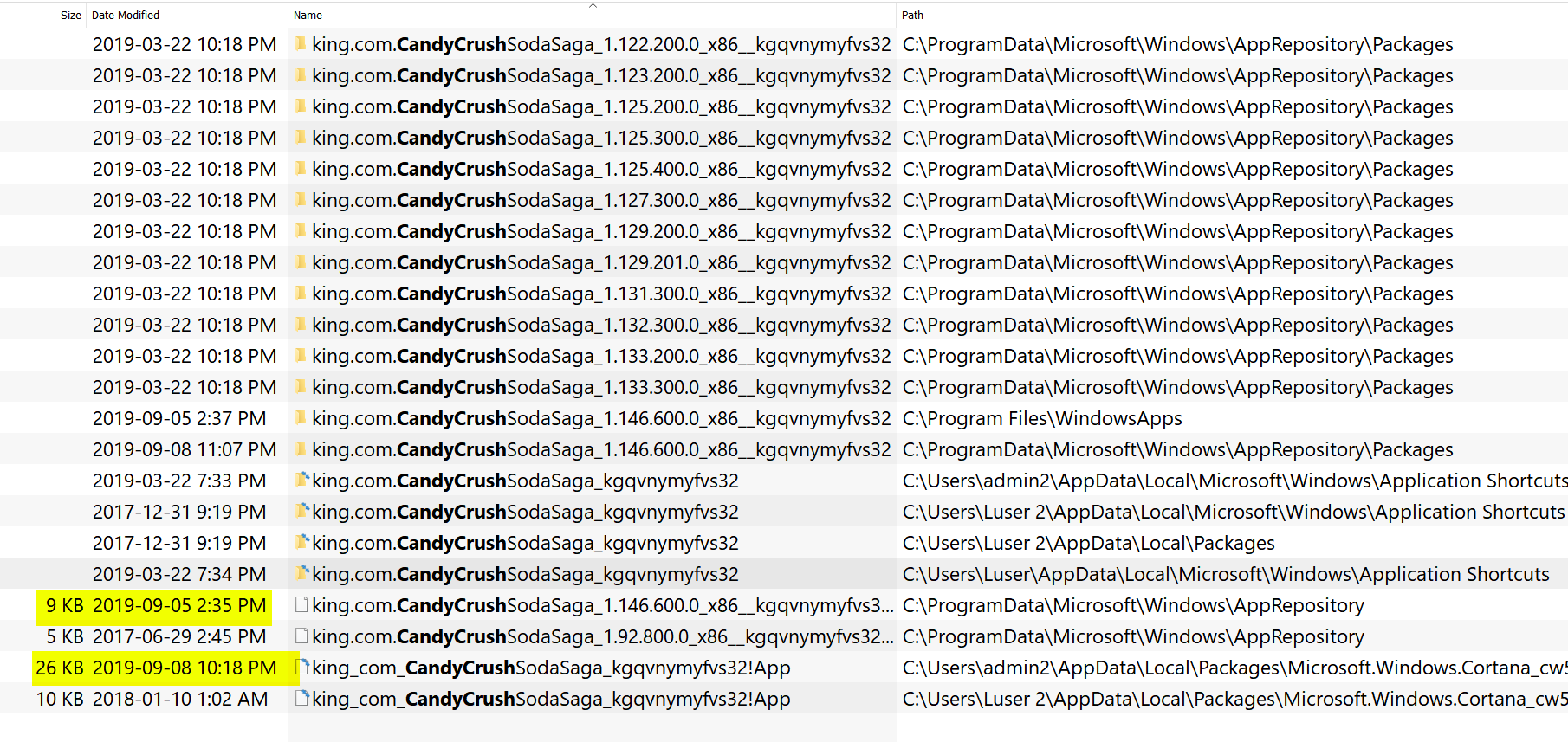 Delete MS Crapware - CandyCrush / BubbleWitch Games. db5f813a-507f-4e02-bb91-071dd5b1cd0d?upload=true.png