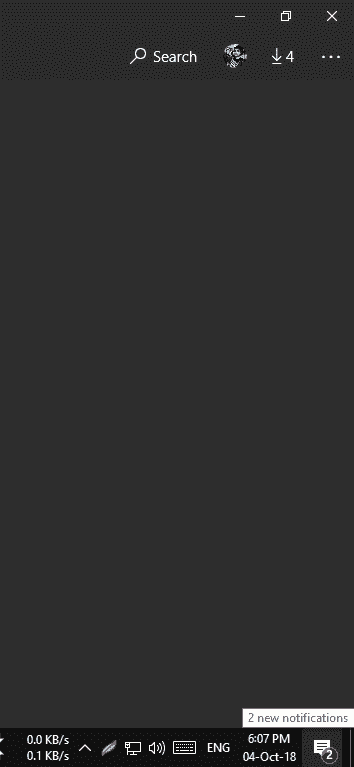 Windows 10 1809 Pro x64 Action Center notifications are not working. It's showing number of... db9c845d-ff5f-4b25-ab7e-f975ab076125?upload=true.png