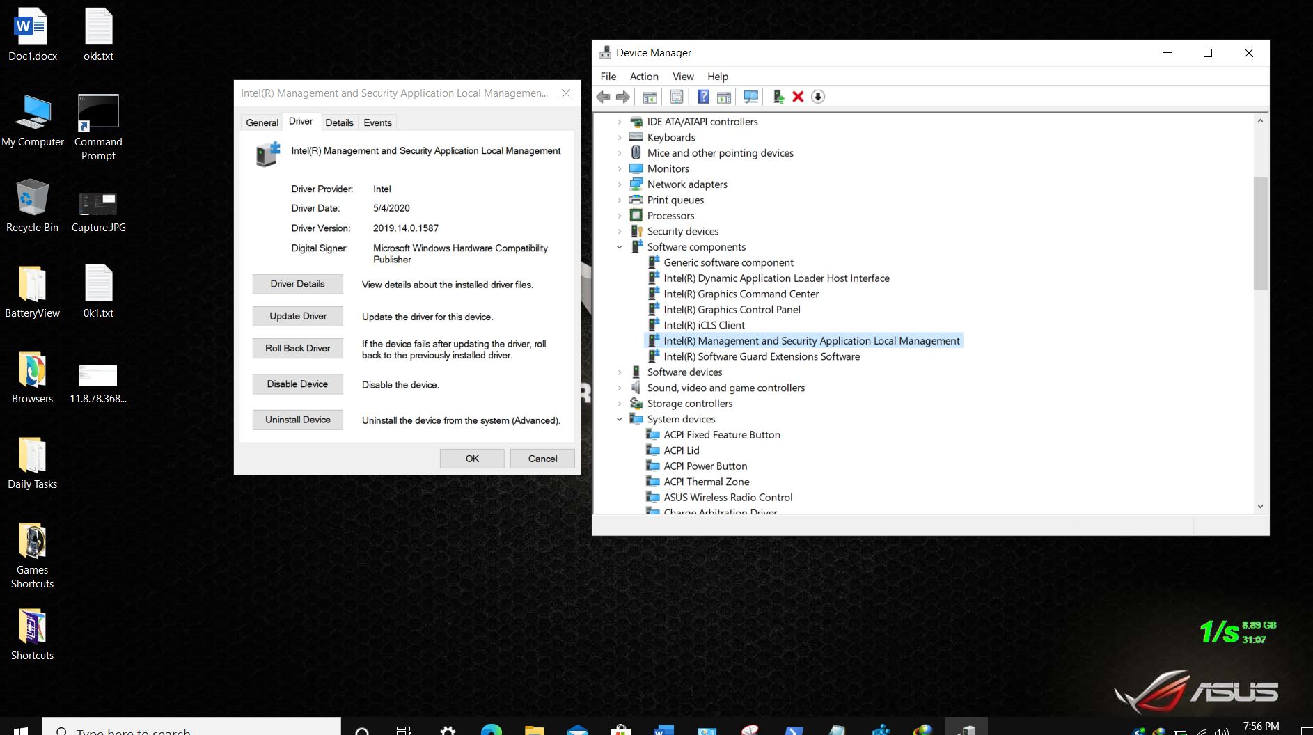 Updated Intel MSALM  Software Component WHQL Driver v 2019.14.0.1587 WHQL DATED 04-05-2020... dba45a39-6ee3-4af9-a9ea-b0054202f55b?upload=true.jpg