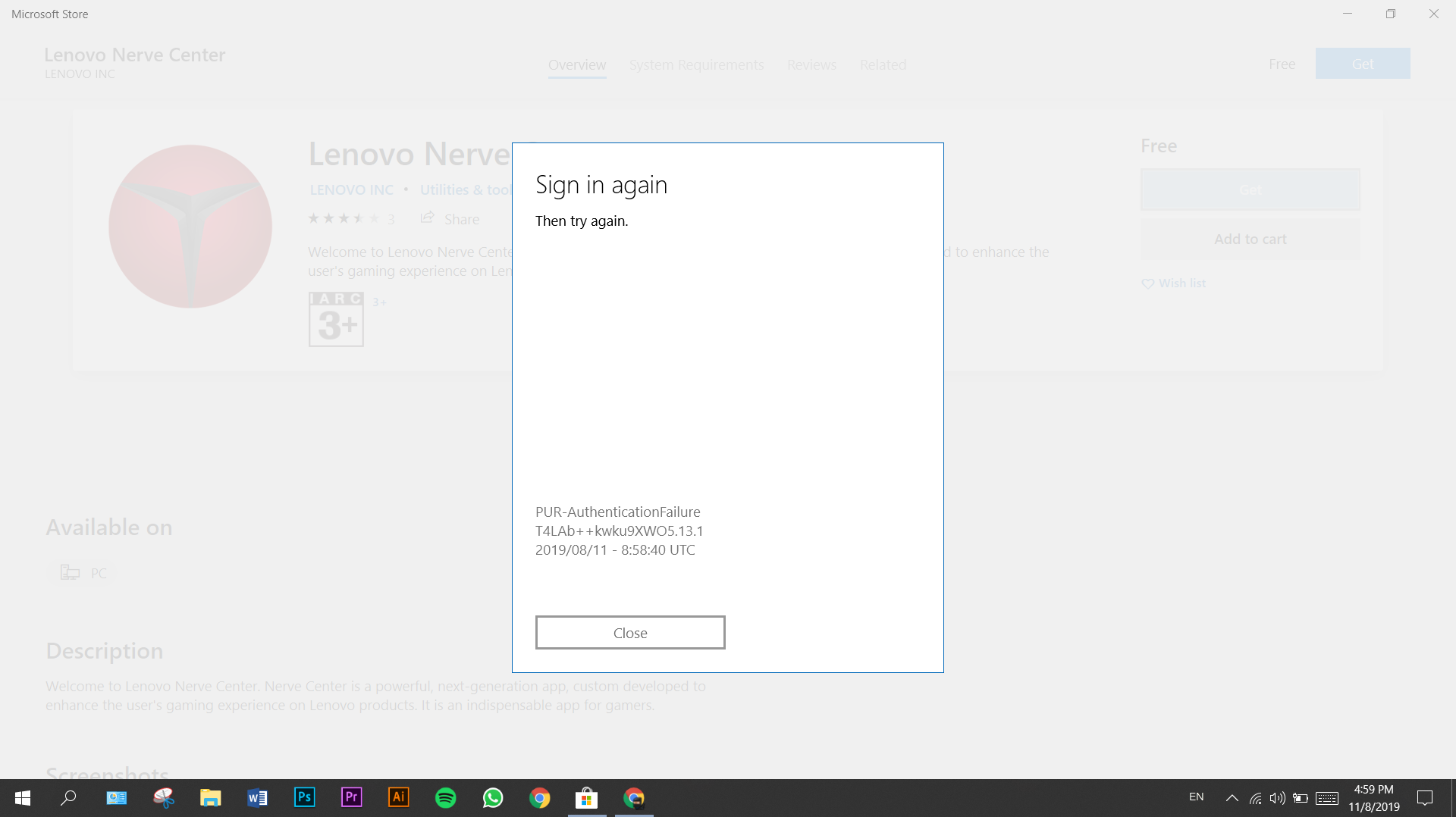 Microsoft Store & Account no connection dbb2340f-96f0-403d-bfe8-d555e4006fc1?upload=true.png