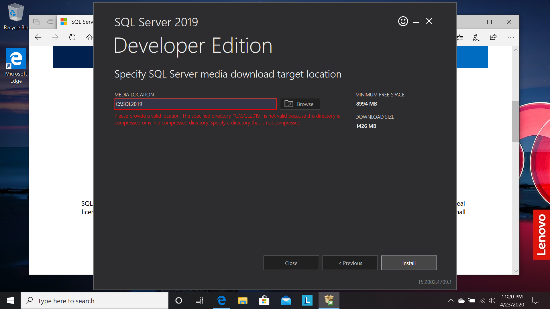 SQLserver Compressed Folder Error On Lenovo Carbon X1 Gen7 dbb99075-c481-45de-8754-e6b8d4430b82?upload=true.png