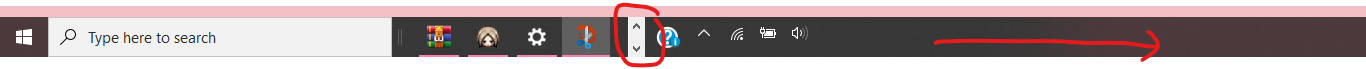 Things on my Taskbar are layered and now I can't view everything on it dbf73d2b-09f0-4638-8919-400651f19040?upload=true.png