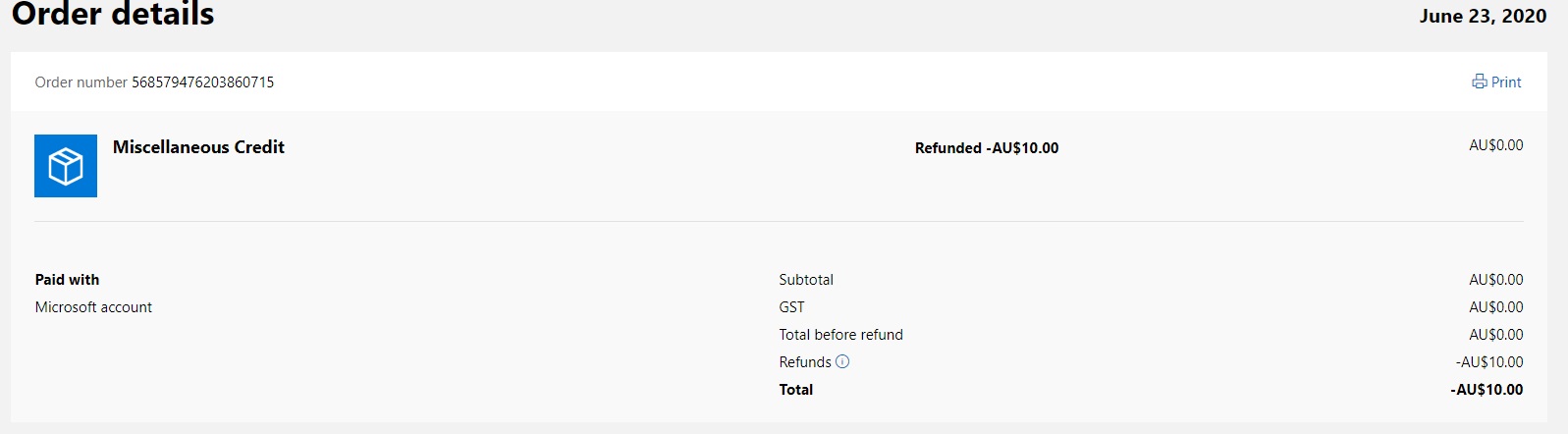 What happen to my  credit or do I still have it? dc46971a-b890-44ae-a2ce-b56ee26ffa13?upload=true.jpg