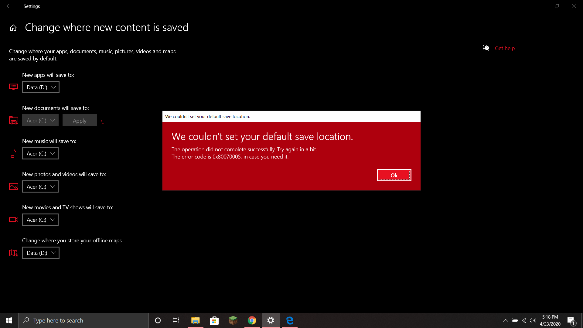error 0x80070005 dc8d8fd4-94f2-4483-a5a4-5fbf8303a65f?upload=true.png