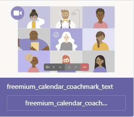 What is "freemium_calendar_coachmark_text" in Teams and how do I get rid of it? dc9bb7d5-45c1-443b-83e2-a84be2958ebb?upload=true.png