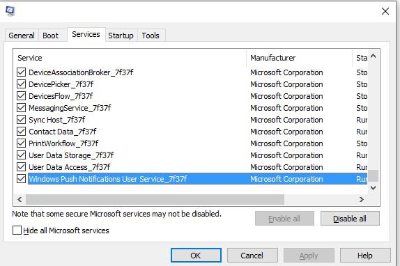 Please someone explain why most of my Windows Services are ending with _7f37f? dca176fa-af10-427c-b730-e98ac68ed71d?upload=true.png