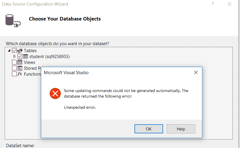 Visual Studio 2017- Data Source Config Wizrd errors dcdee446-9931-4bab-bc29-8931f49844d9?upload=true.png