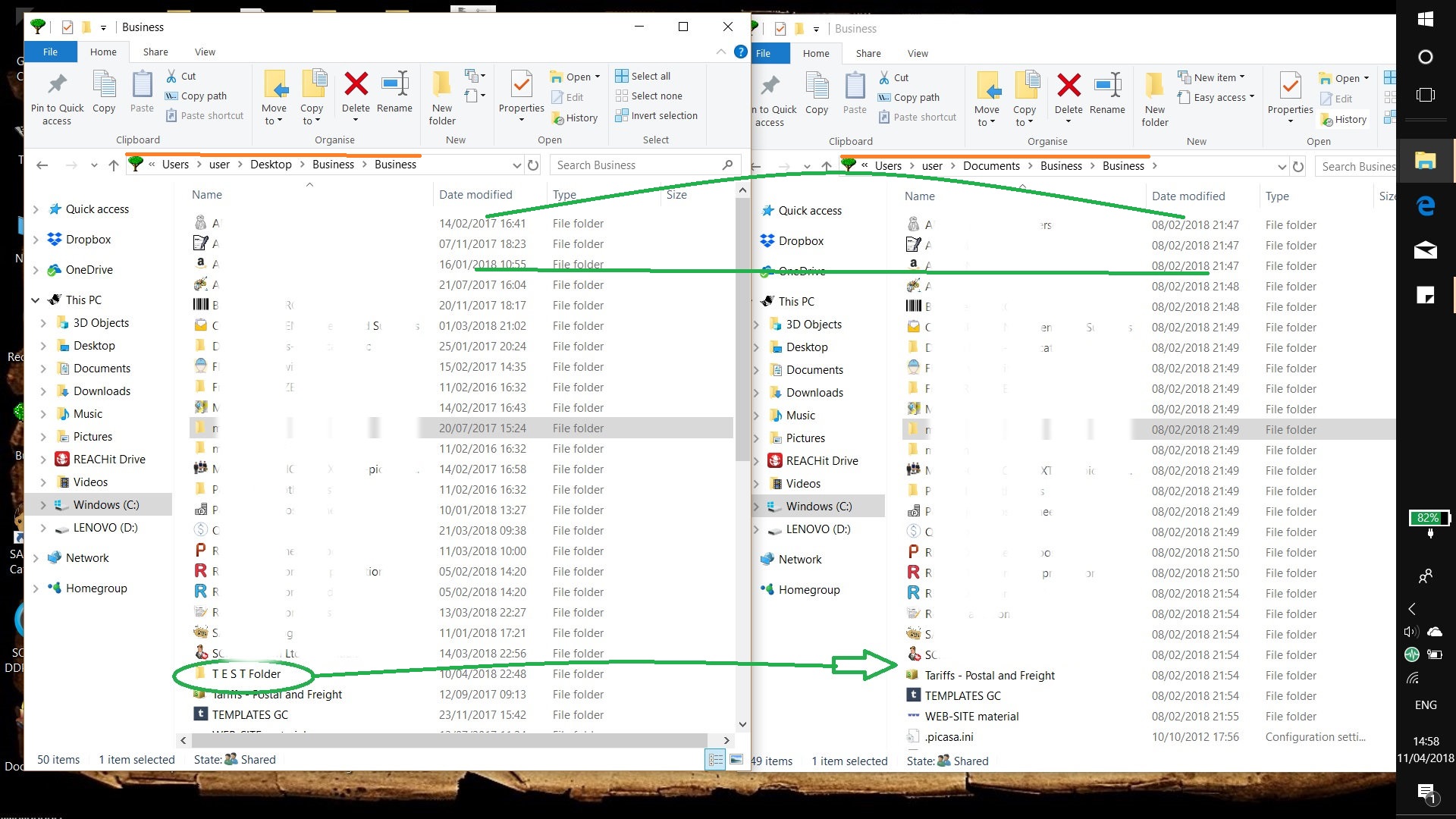 The same folder shows different content at the same time accessed from different paths dd84f32f-159e-46bd-9c19-663b37af3402?upload=true.jpg